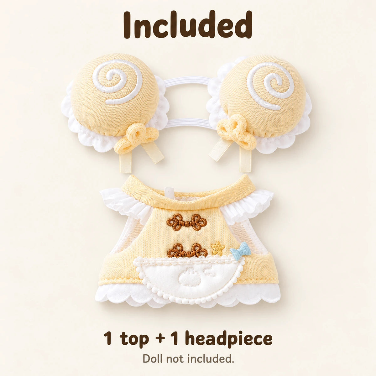 Zhonghua Muse Sugar Swirl · 2-Piece Outfit for 10 cm Dolls