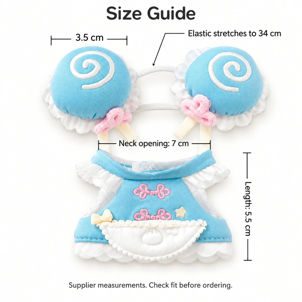 Zhonghua Muse Sugar Swirl · 2-Piece Outfit for 10 cm Dolls
