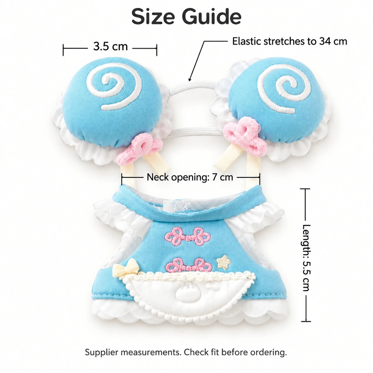 Zhonghua Muse Sugar Swirl · 2-Piece Outfit for 10 cm Dolls