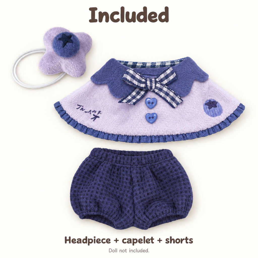 Grape Souffle · 3-Piece Outfit for 10 cm Dolls