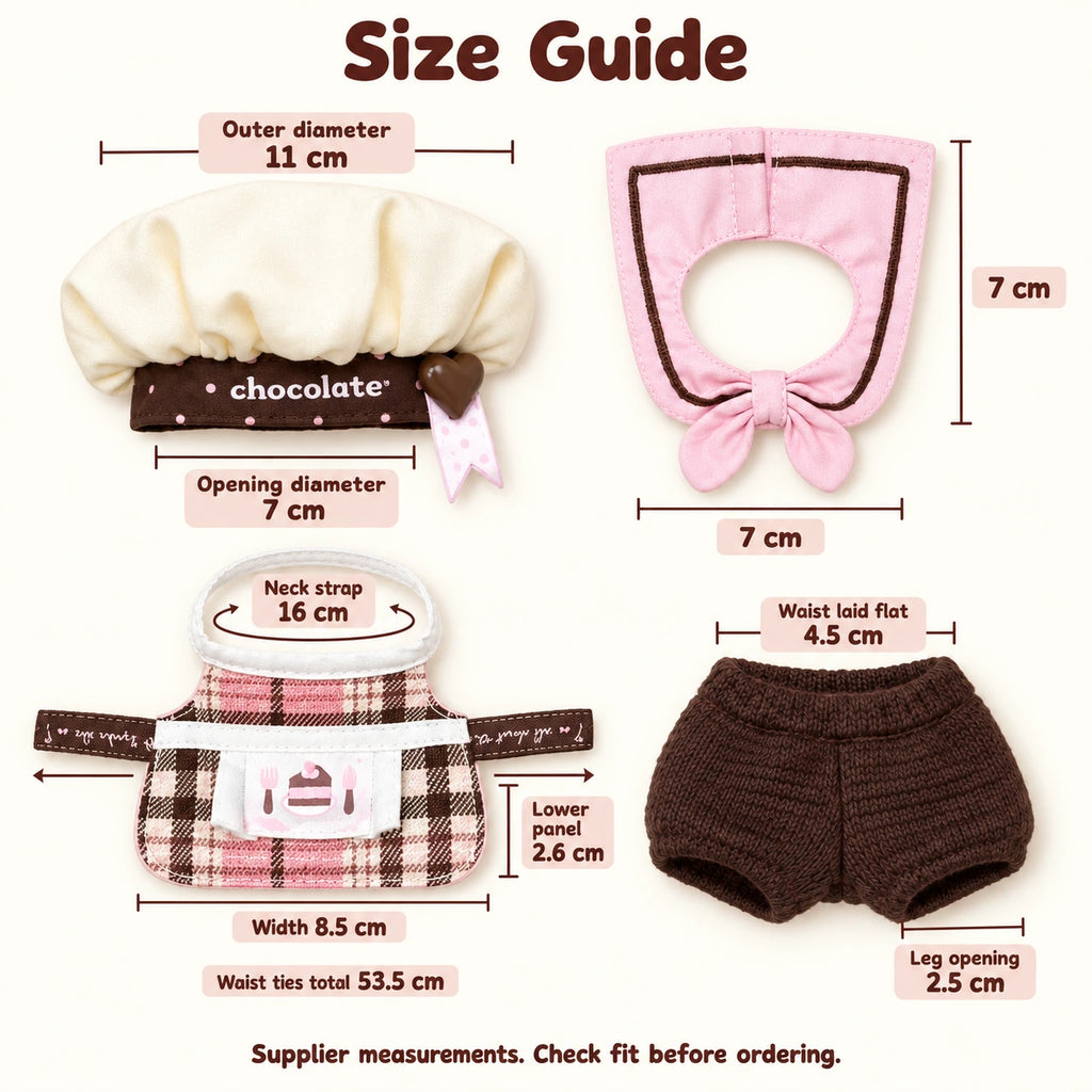 Cocoa Kitchen · 4-Piece Outfit for 10 cm Dolls