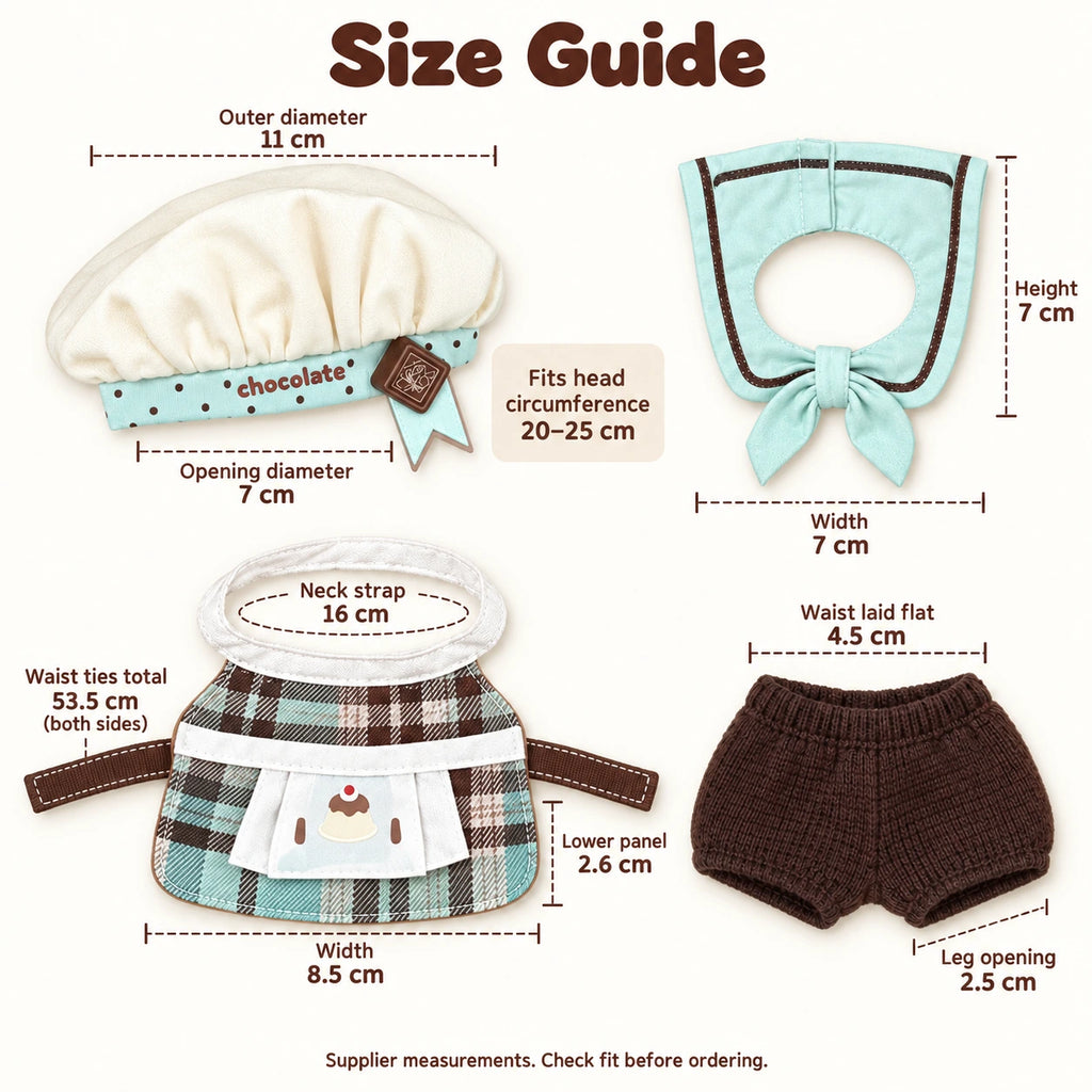 Cocoa Kitchen · 4-Piece Outfit for 10 cm Dolls