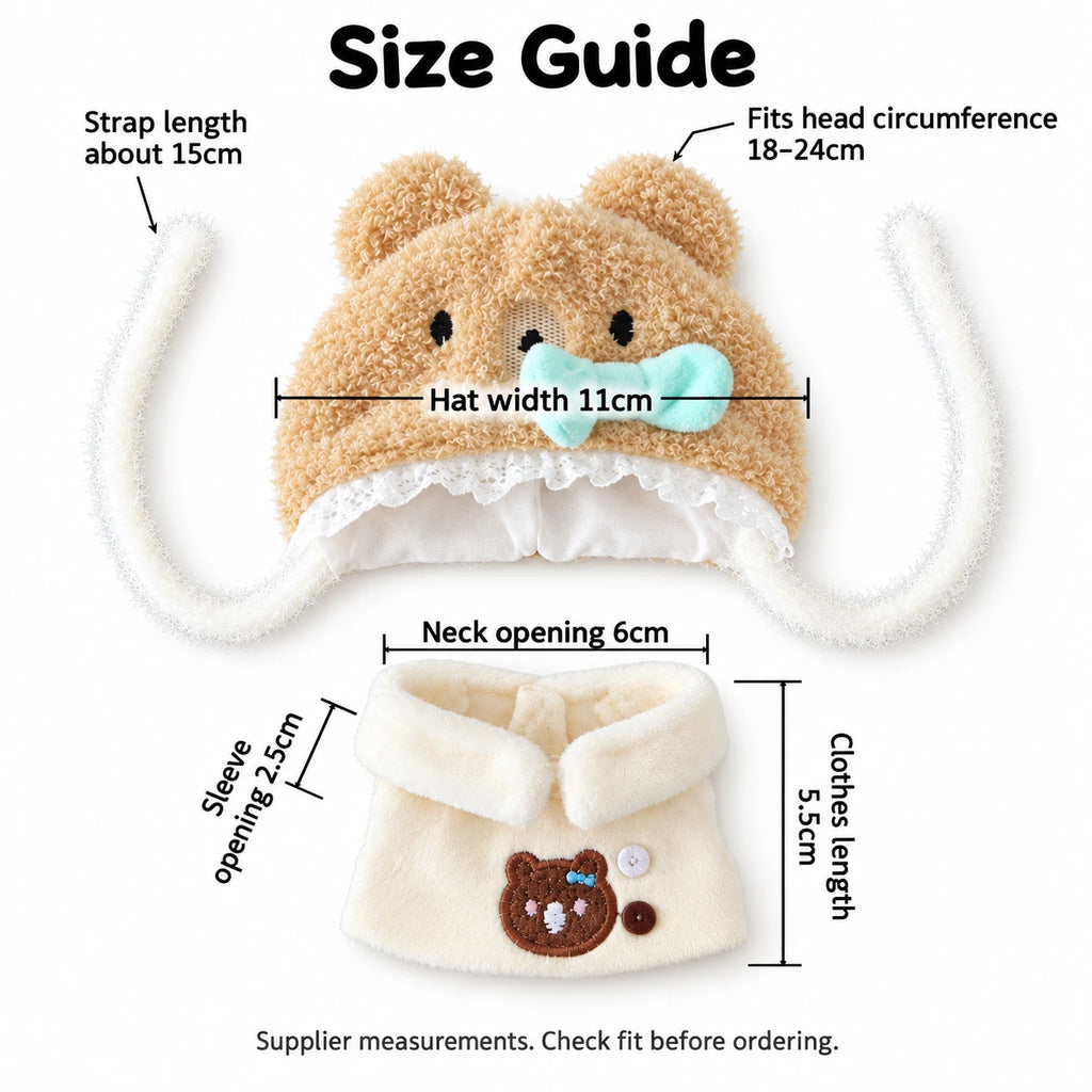 Honey Hug · 2-Piece Outfit for 10 cm Dolls