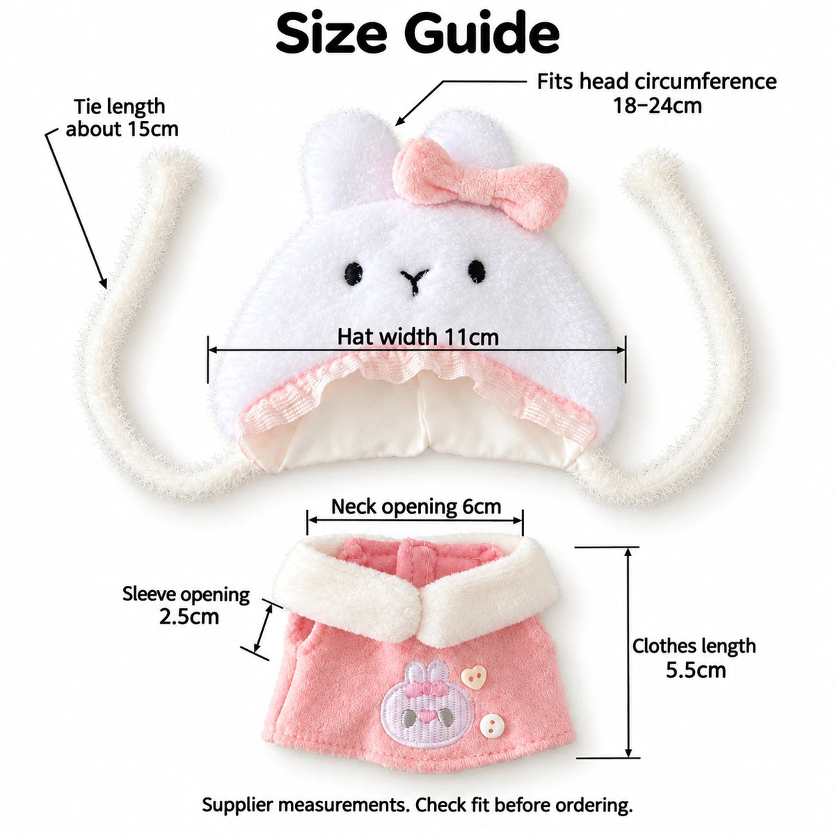Cotton Hop · 2-Piece Outfit for 10 cm Dolls