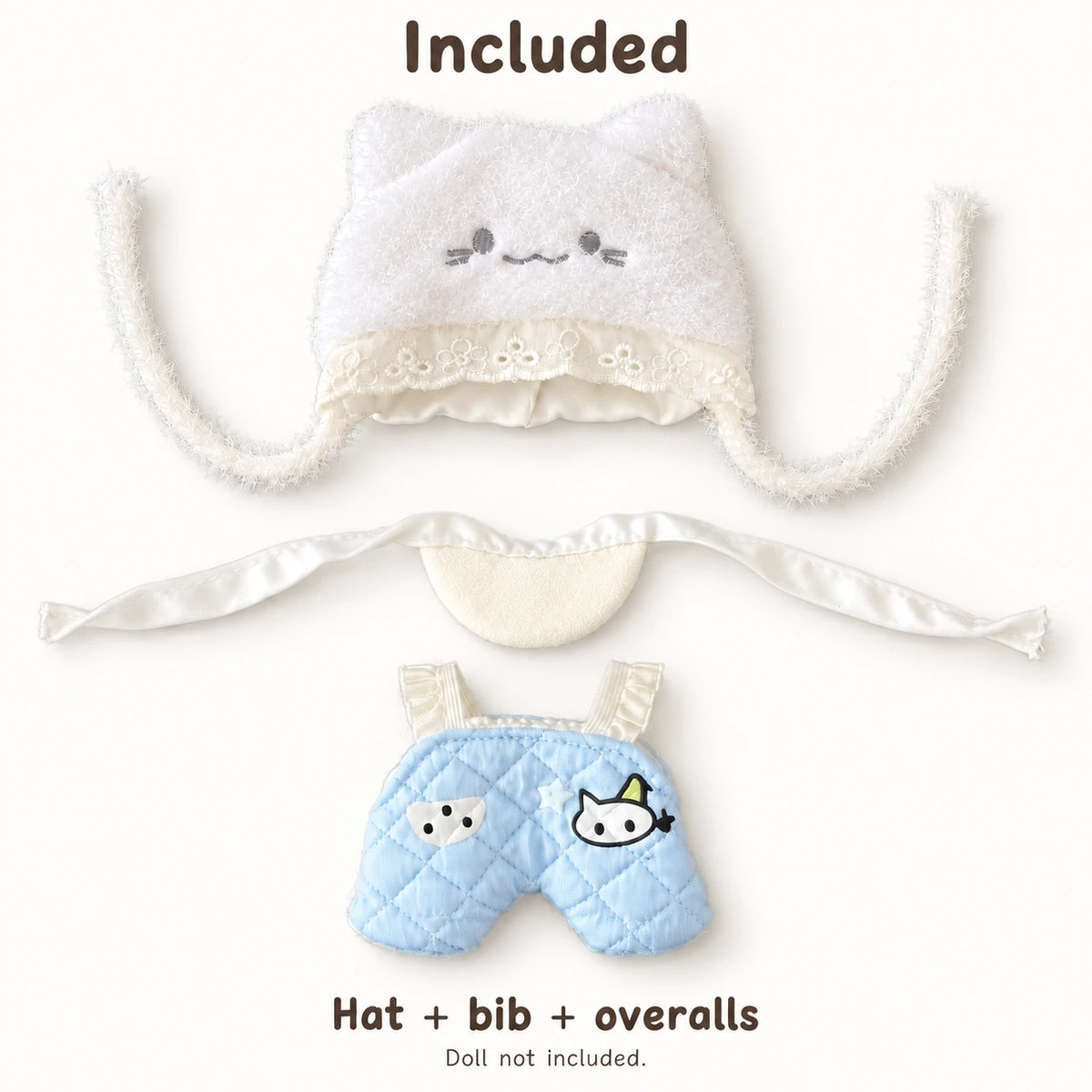 Frosty Whiskers · 3-Piece Outfit for 10 cm Dolls