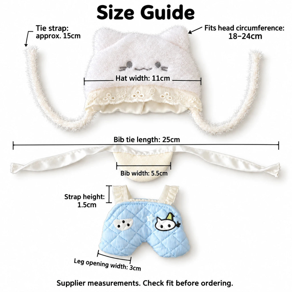 Frosty Whiskers · 3-Piece Outfit for 10 cm Dolls