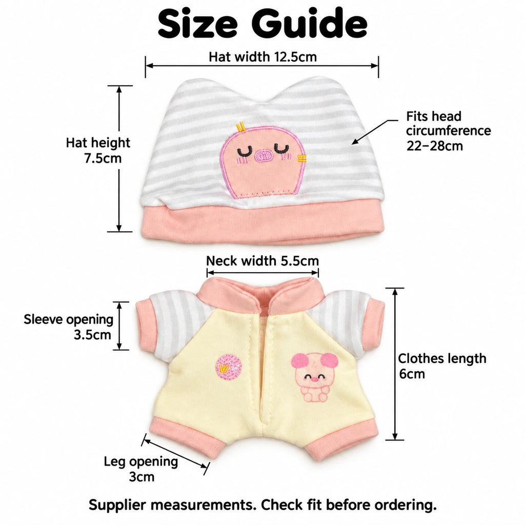 Sleepy Pocket · 2-Piece Outfit for 10 cm Dolls