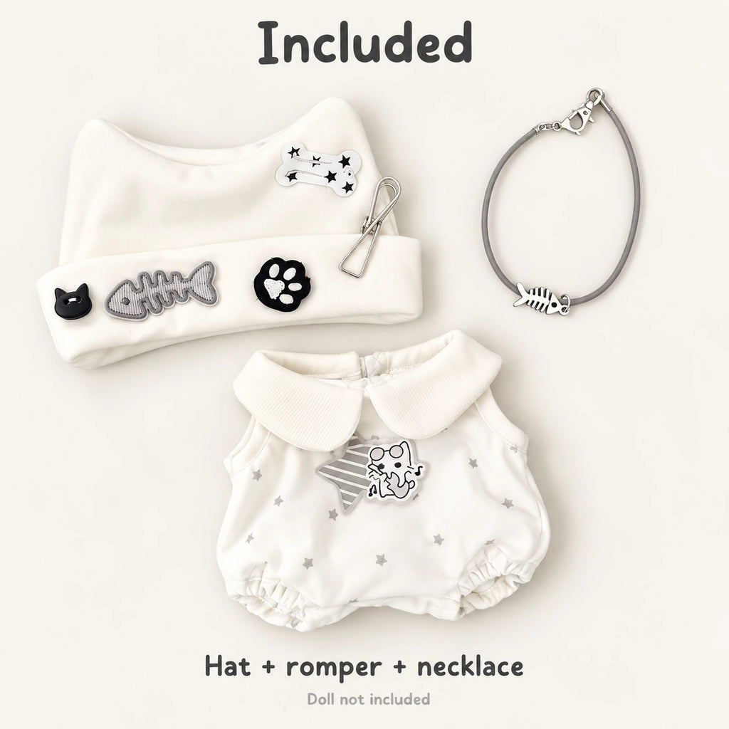 Fishbone Club · 3-Piece Outfit for 10 cm Dolls