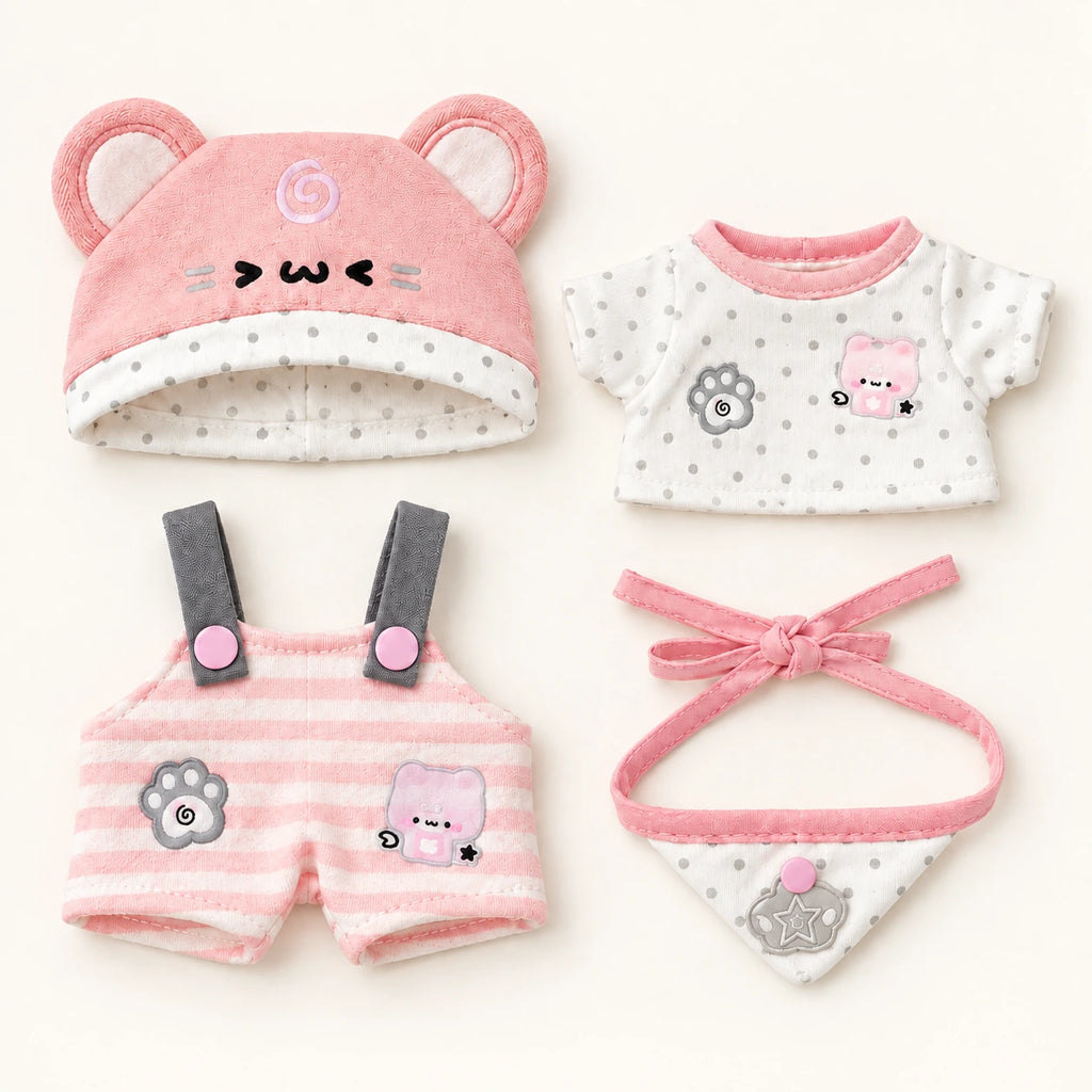 Blush Milk · 4-Piece Outfit for 20 cm Dolls