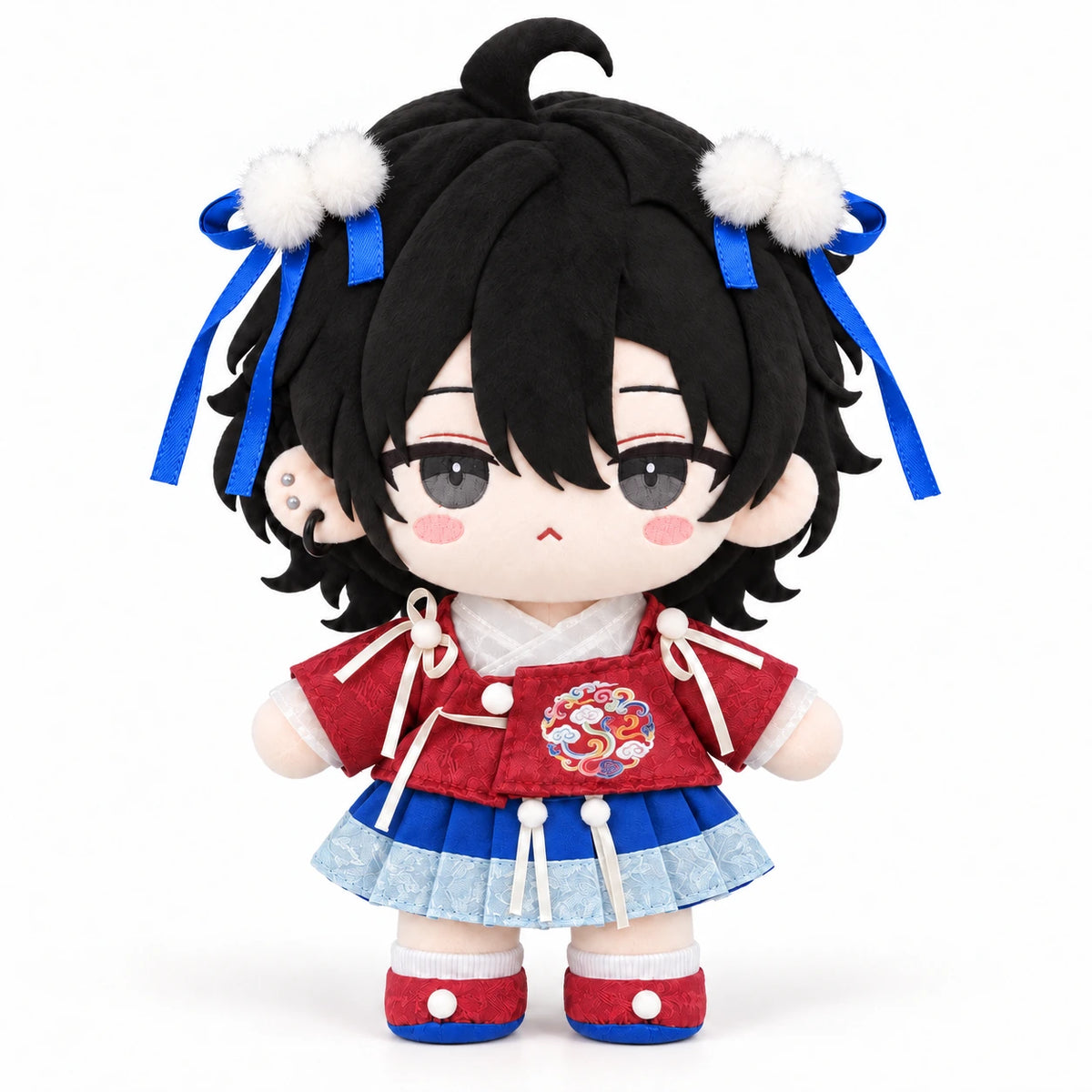 Crimson Ribbon · 5-Piece Outfit for 20 cm Dolls