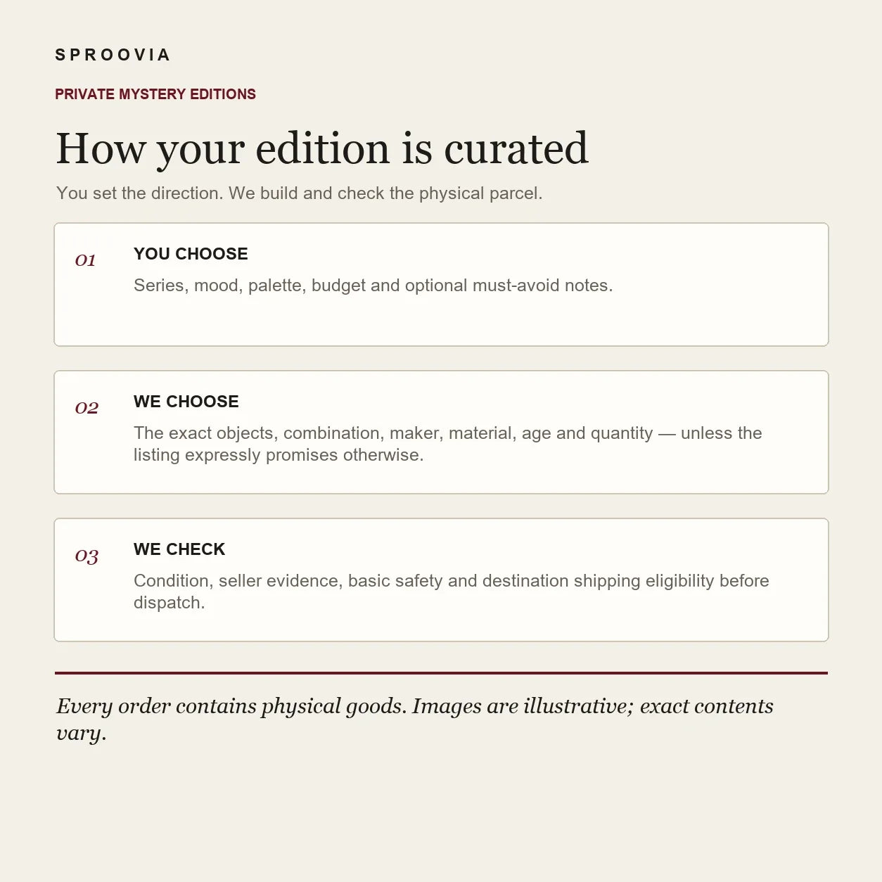The Evening Shelf Mystery Box | Quiet Decorative Accents