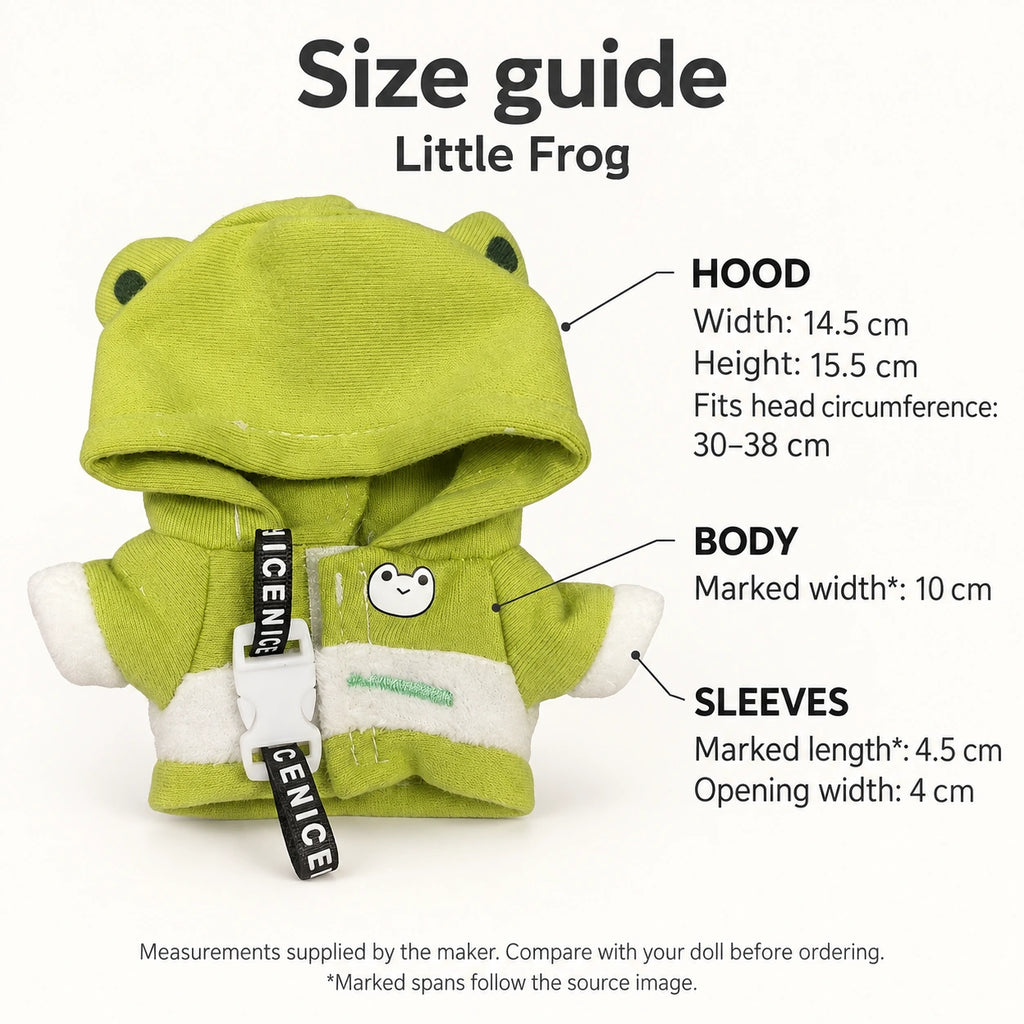 Little Frog · Hoodie for 20 cm Dolls