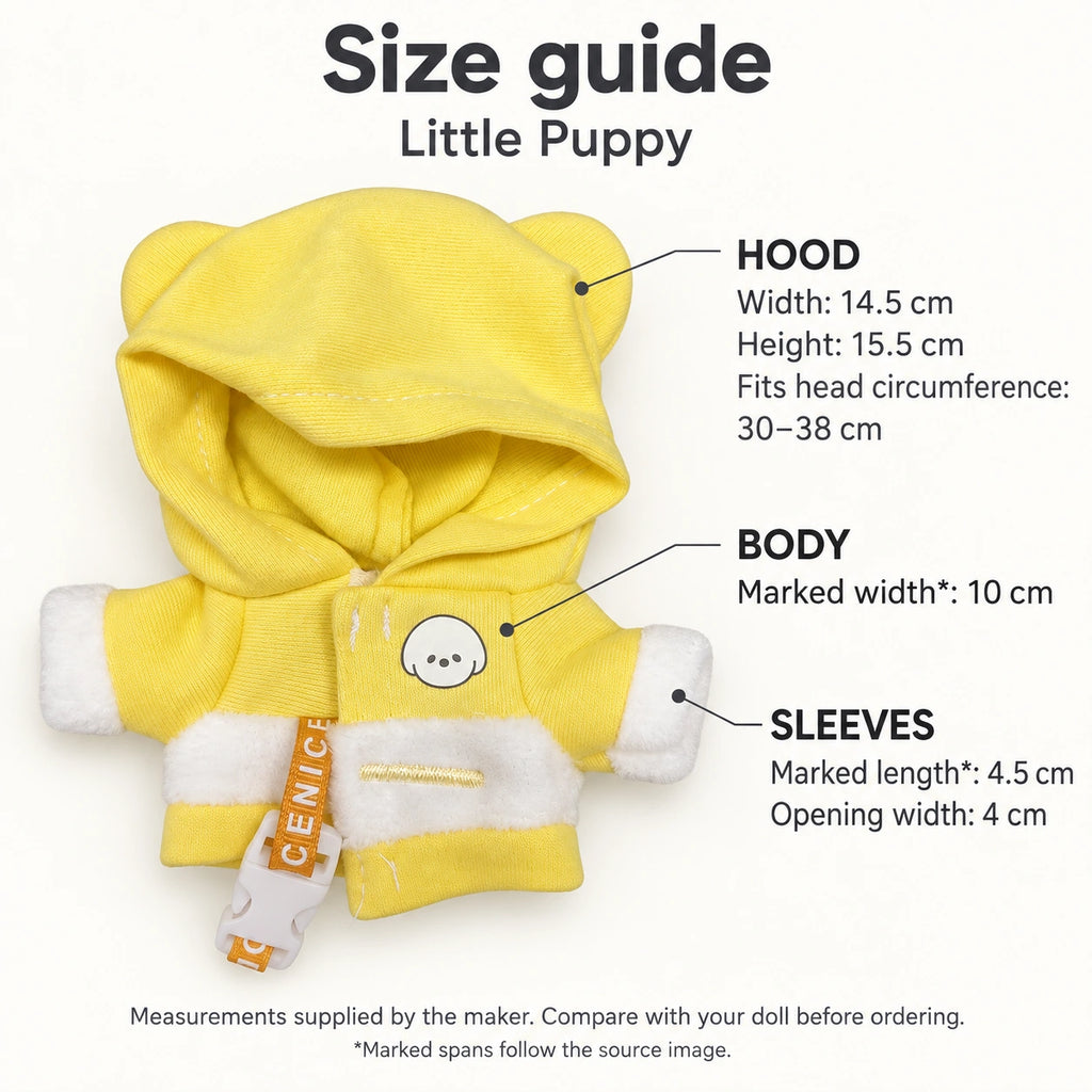 Little Puppy · Hoodie for 20 cm Dolls