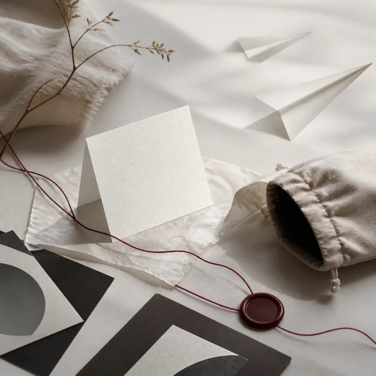 The Red Thread Mystery Box | Oxblood & Deep Red Details