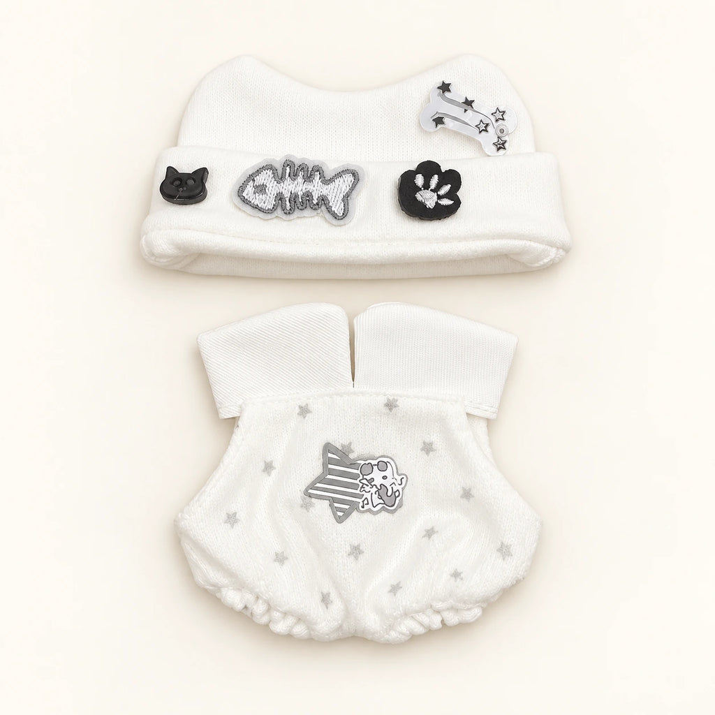Snow Cat · Outfit for 20 cm Dolls
