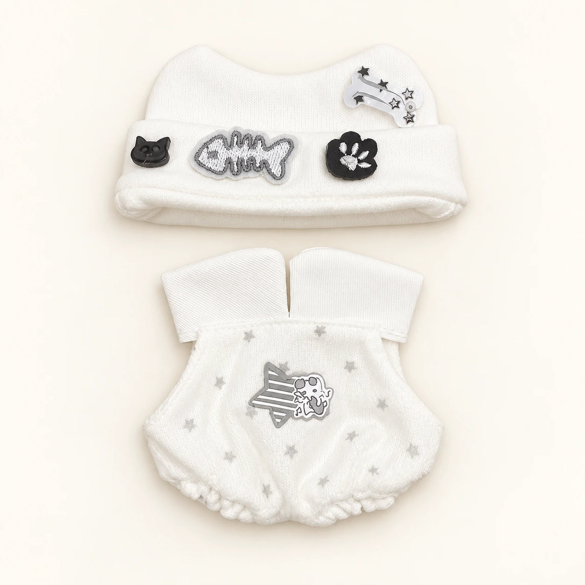 Snow Cat · Outfit for 20 cm Dolls