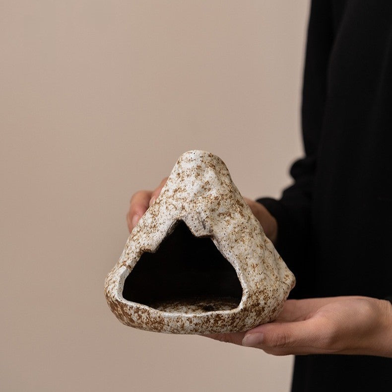 The Volcanic Peak Ceramic Incense Burner