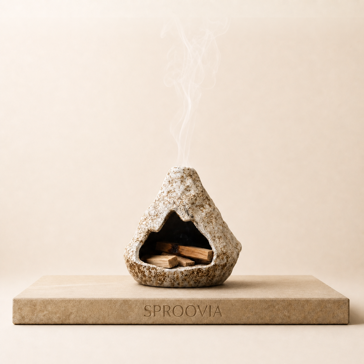 The Volcanic Peak Ceramic Incense Burner