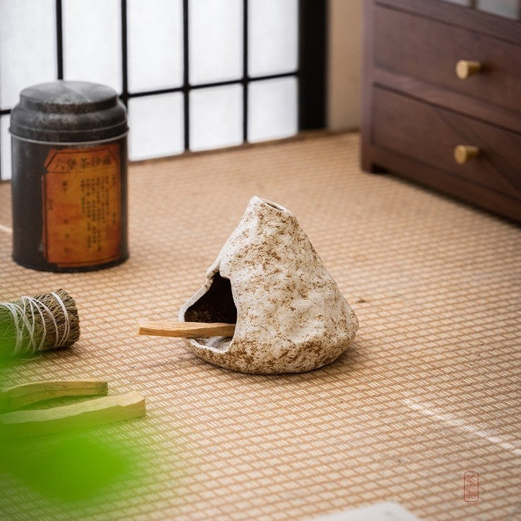 The Volcanic Peak Ceramic Incense Burner