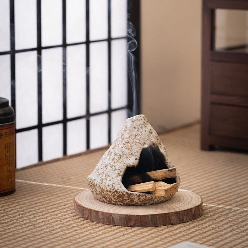 The Volcanic Peak Ceramic Incense Burner